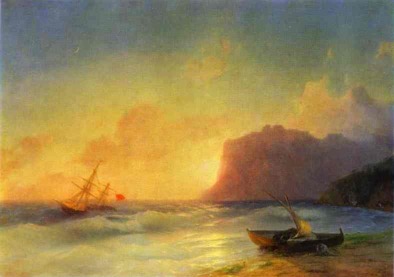WikiOO.org - Encyclopedia of Fine Arts - Maleri, Artwork Ivan Aivazovsky - The Sea. Koktebel