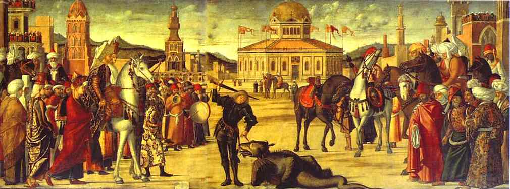 Wikioo.org - The Encyclopedia of Fine Arts - Painting, Artwork by Vittore Carpaccio - Triumph of St. George