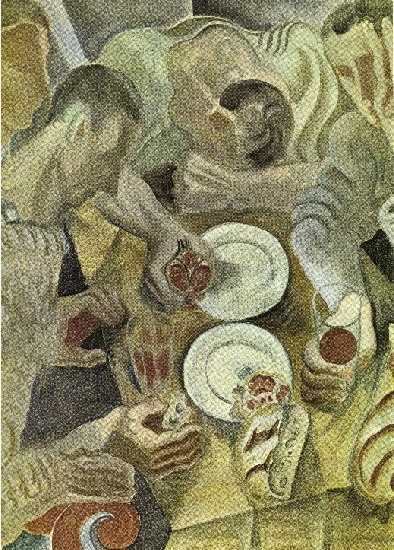 Wikioo.org - The Encyclopedia of Fine Arts - Painting, Artwork by André Aimé René Masson - The meals