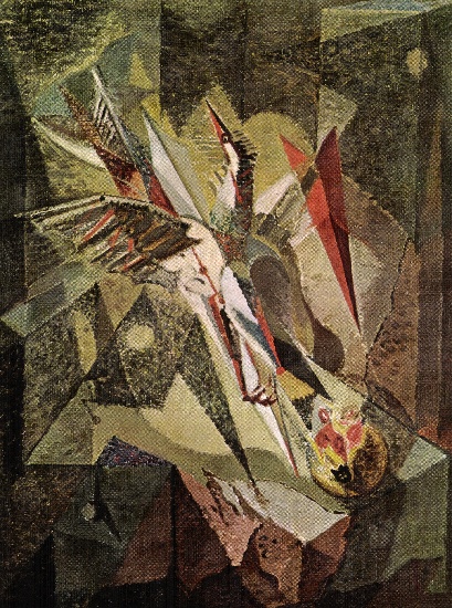 WikiOO.org - Encyclopedia of Fine Arts - Schilderen, Artwork André Aimé René Masson - The bird pierced with arrows
