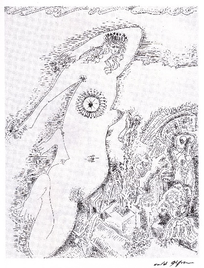 WikiOO.org - Encyclopedia of Fine Arts - Maleri, Artwork André Aimé René Masson - Queen Zenobia