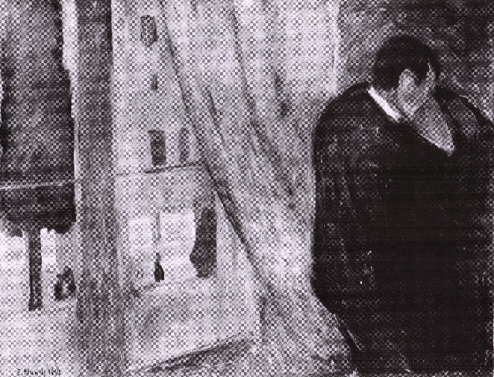 Wikioo.org – La Enciclopedia de las Bellas Artes - Pintura, Obras de arte de Edvard Munch - El beso