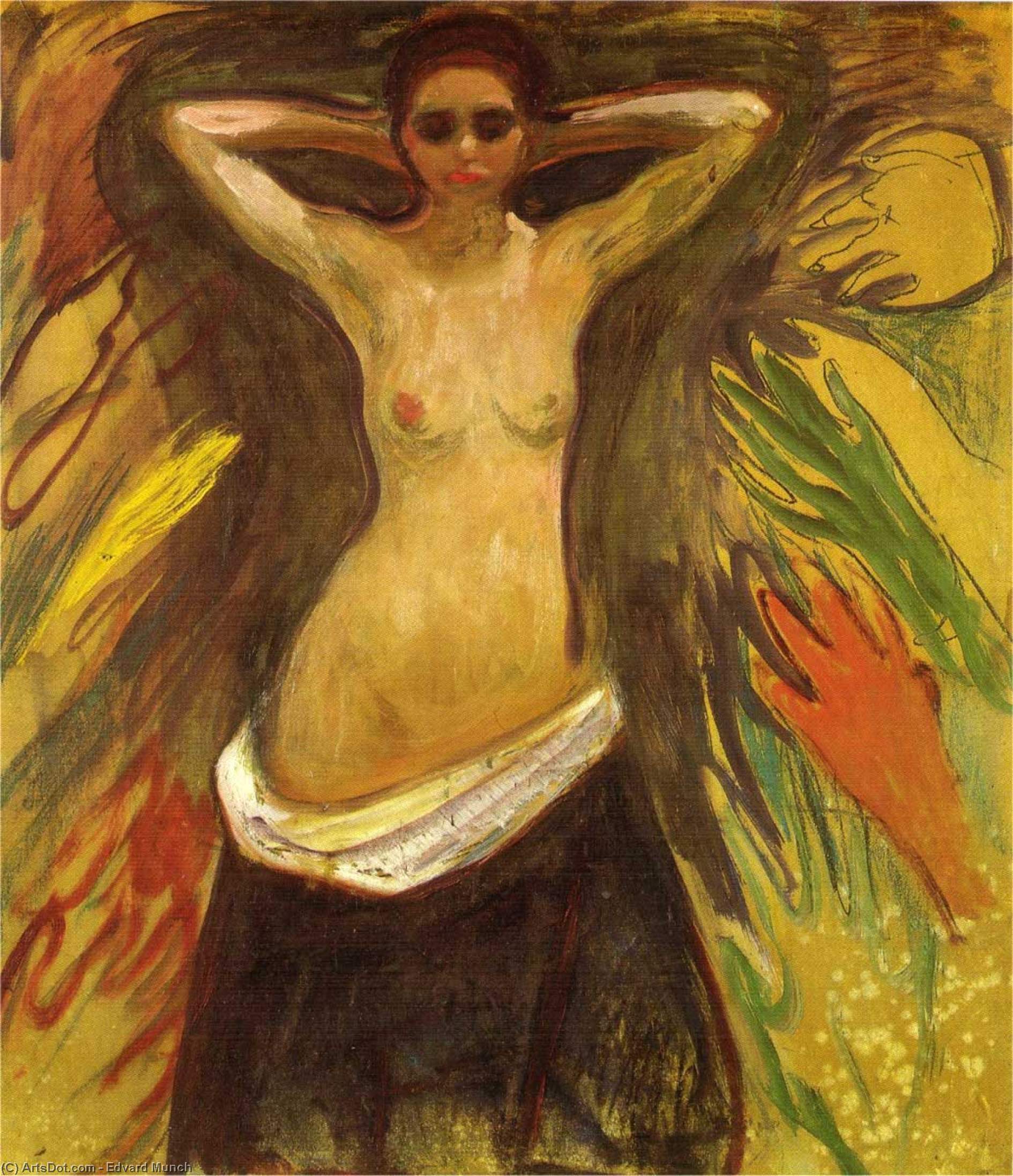 Wikioo.org – L'Enciclopedia delle Belle Arti - Pittura, Opere di Edvard Munch - mani