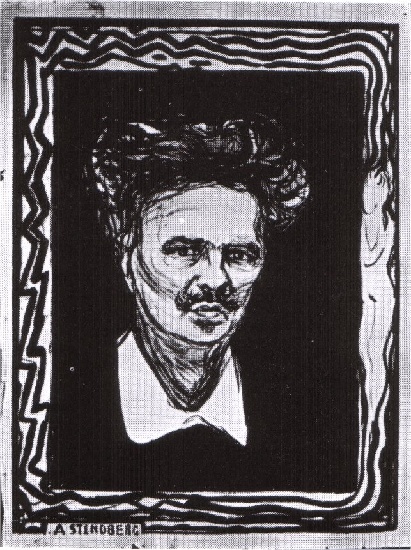 Wikioo.org - The Encyclopedia of Fine Arts - Painting, Artwork by Edvard Munch - August Strindberg
