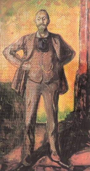 Wikioo.org – L'Enciclopedia delle Belle Arti - Pittura, Opere di Edvard Munch - ritratto del dr . Daniele Jacobson