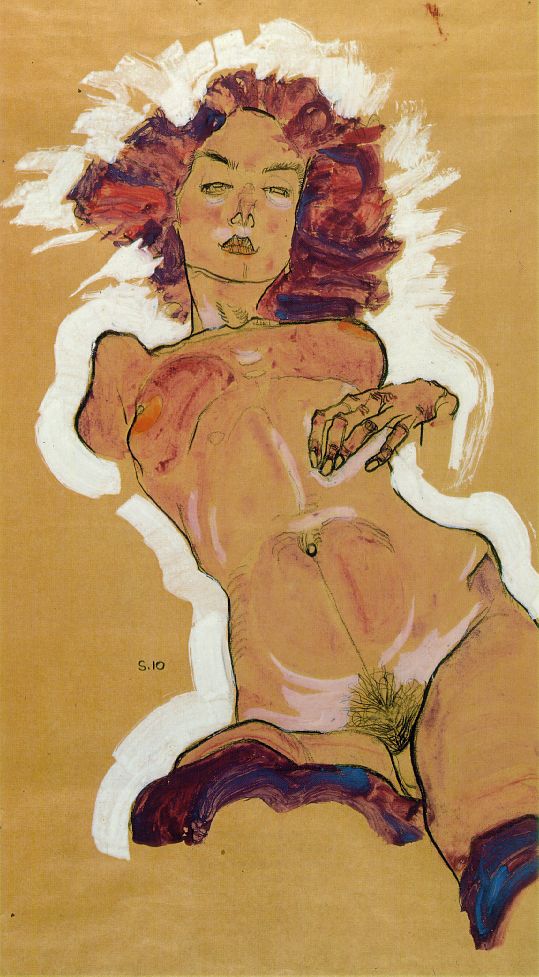 Wikioo.org – L'Encyclopédie des Beaux Arts - Peinture, Oeuvre de Egon Schiele - schiele nu