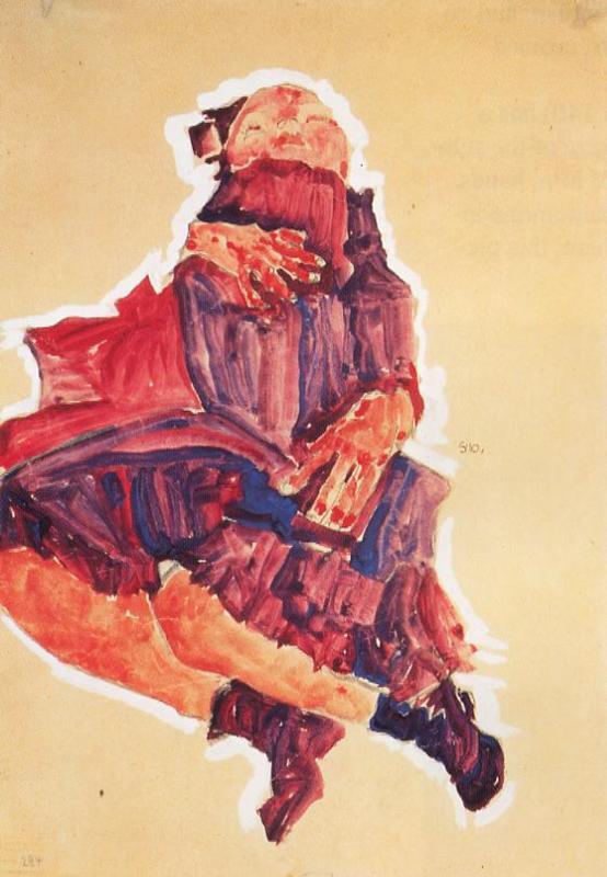 Wikioo.org - The Encyclopedia of Fine Arts - Painting, Artwork by Egon Schiele - Sleeping Child