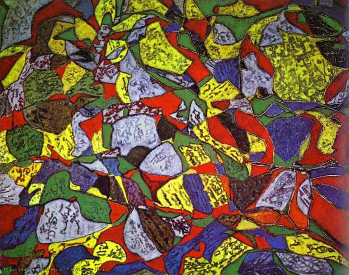 WikiOO.org - Энциклопедия изобразительного искусства - Живопись, Картины  Max Ernst - Гнездо ласточки