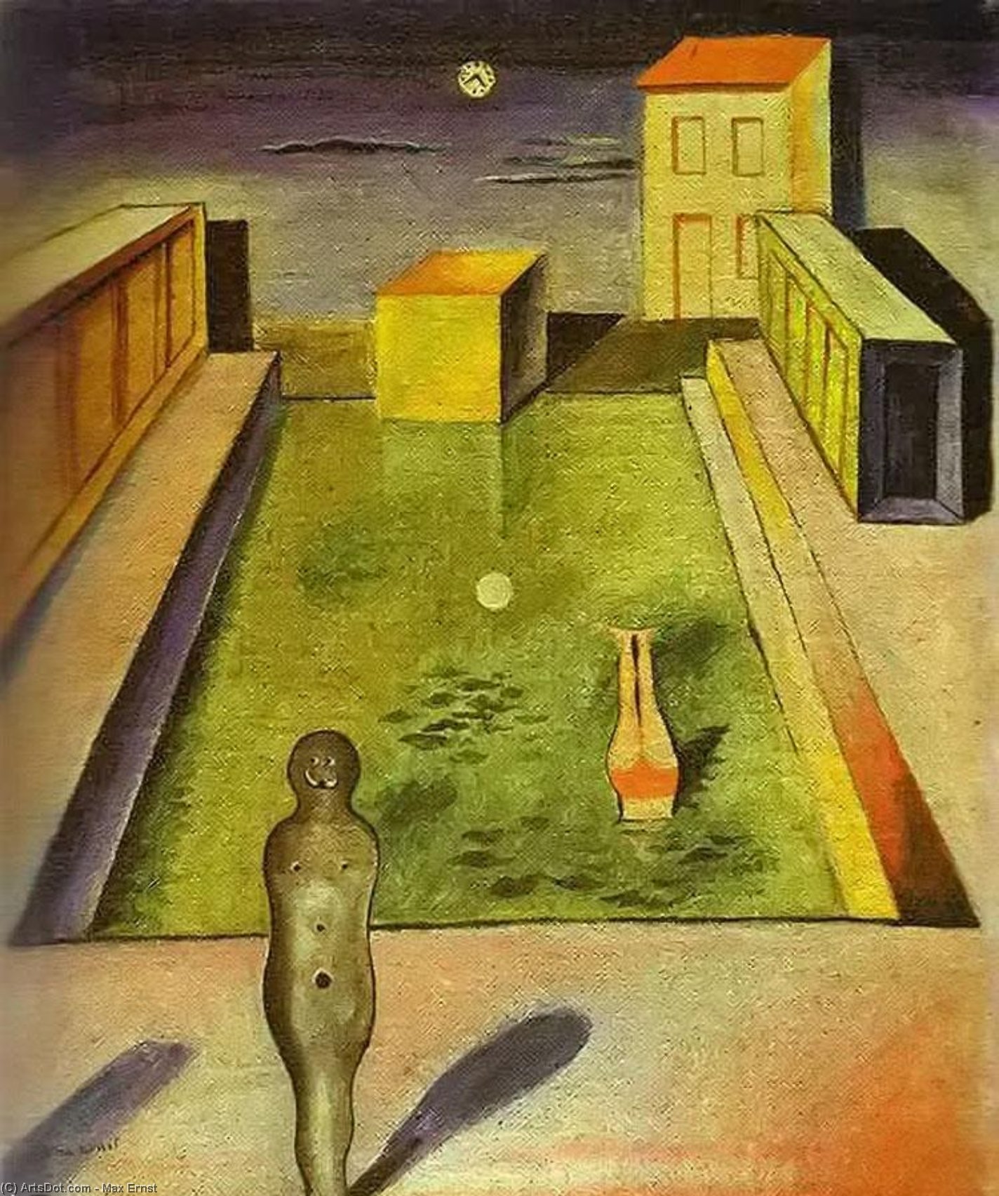 WikiOO.org - Encyclopedia of Fine Arts - Malba, Artwork Max Ernst - Aquis submersus