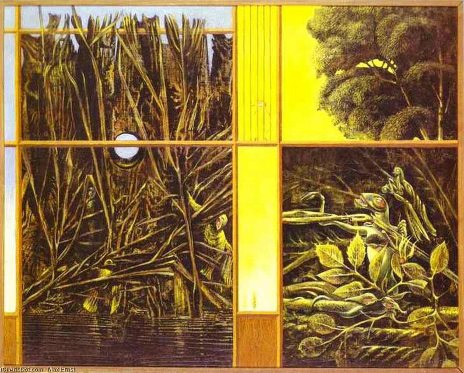 Wikioo.org - The Encyclopedia of Fine Arts - Painting, Artwork by Max Ernst - Painting for Young People
