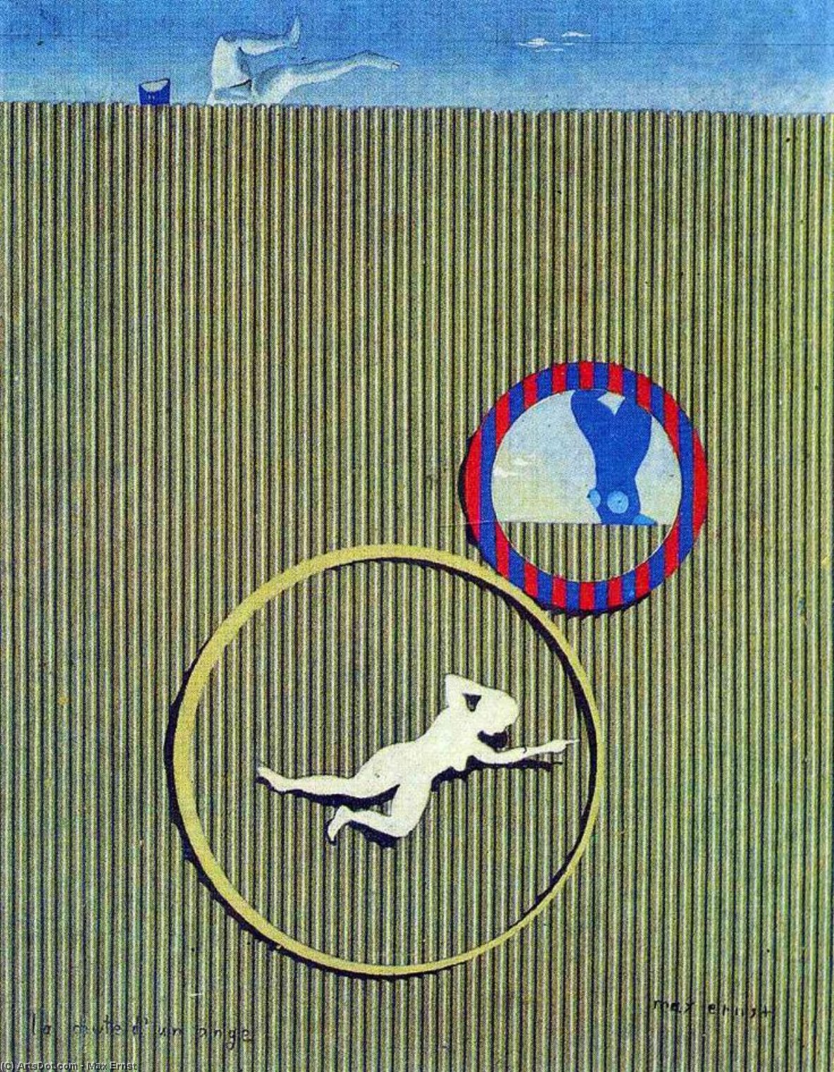 Wikioo.org - สารานุกรมวิจิตรศิลป์ - จิตรกรรม Max Ernst - The Fall of an Angel