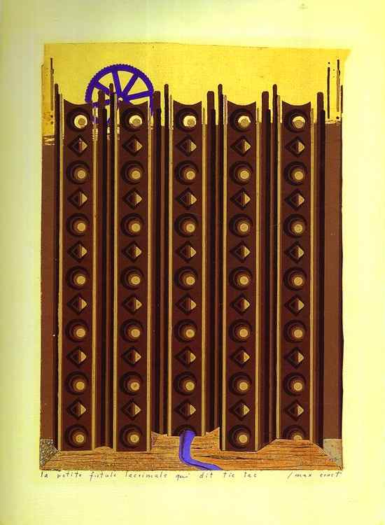 WikiOO.org - אנציקלופדיה לאמנויות יפות - ציור, יצירות אמנות Max Ernst - The Small Fistule That Says Tic Tac