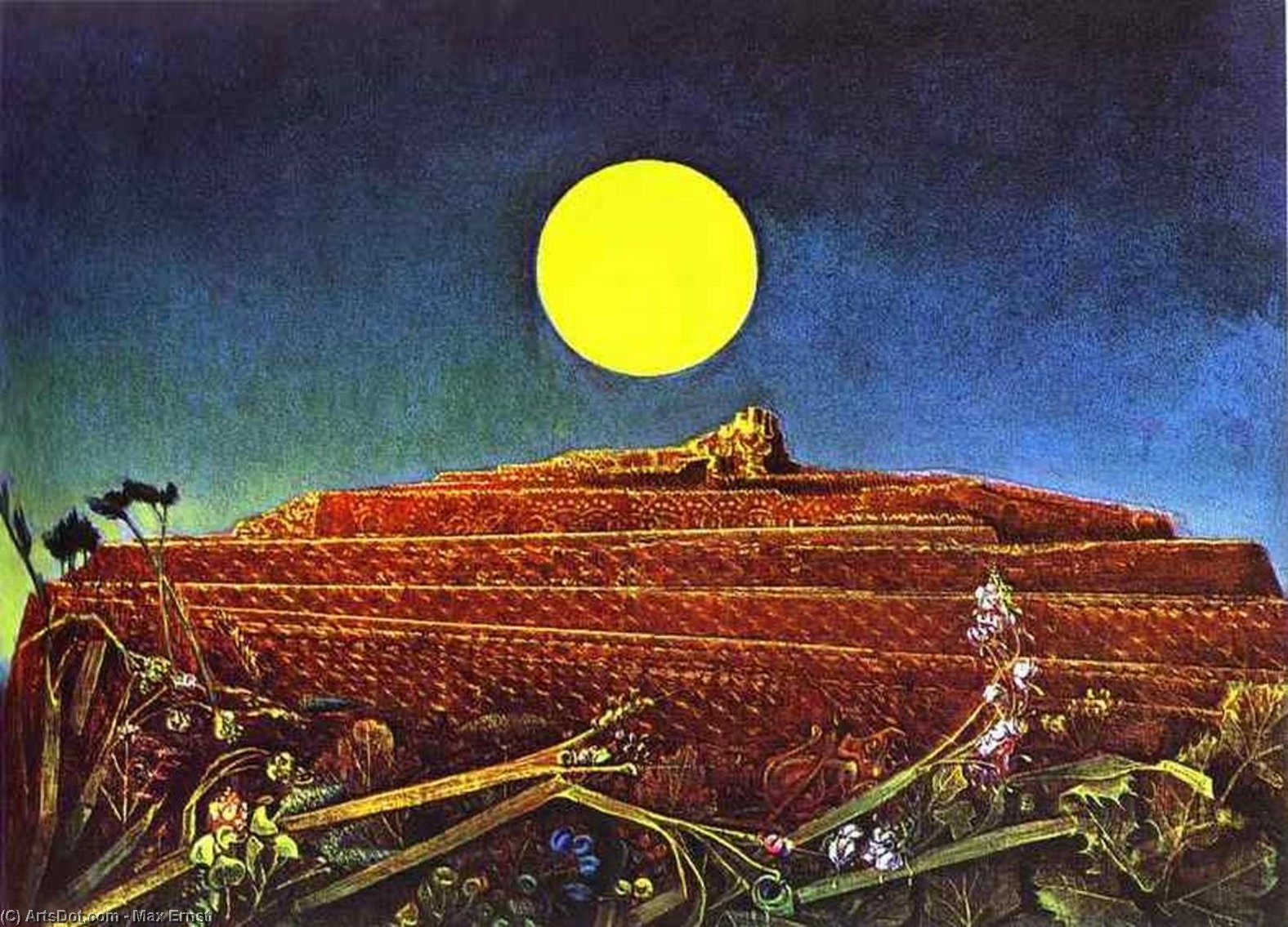 Wikioo.org - The Encyclopedia of Fine Arts - Painting, Artwork by Max Ernst - The Whole City