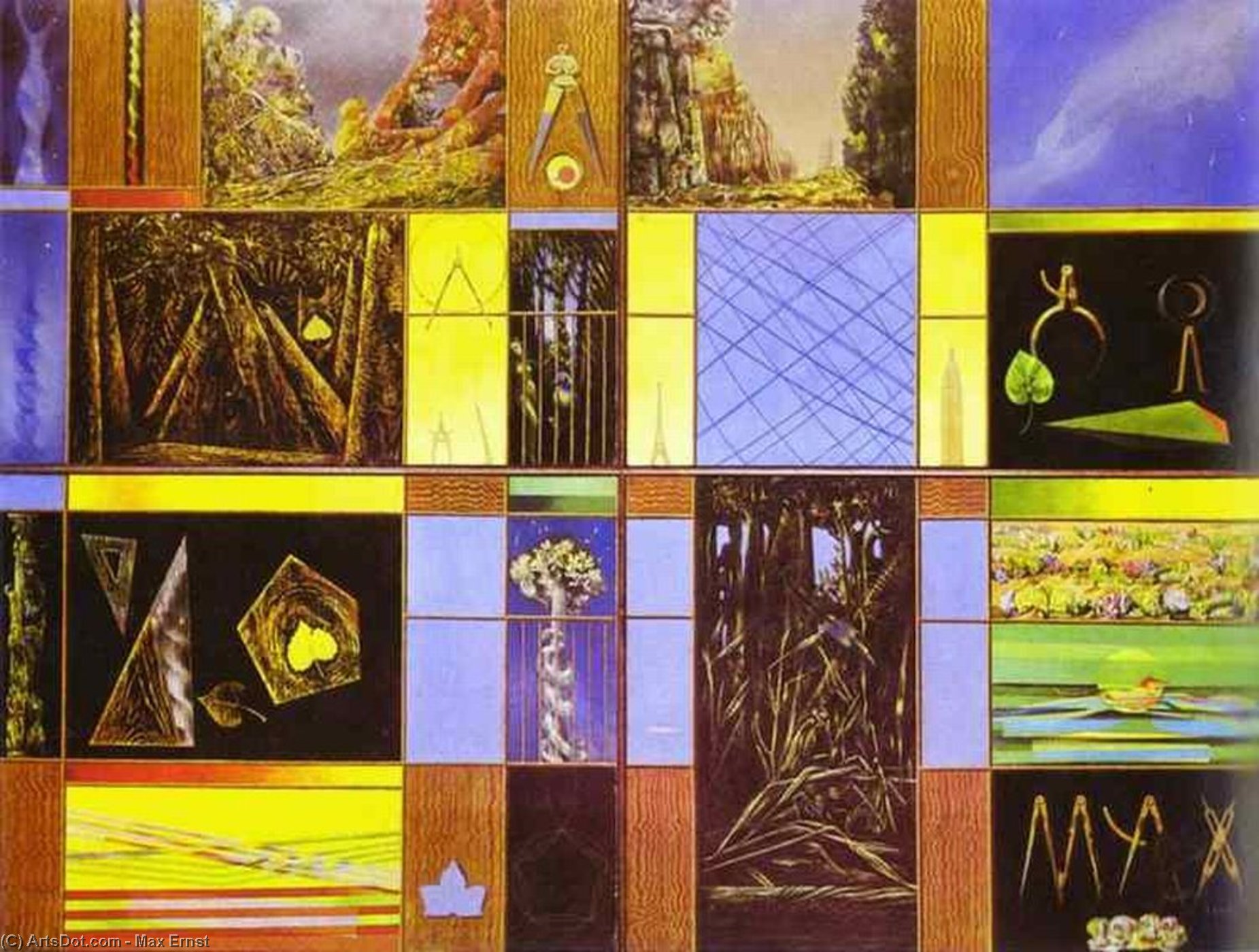 WikiOO.org - Encyclopedia of Fine Arts - Maleri, Artwork Max Ernst - Vox Angelica