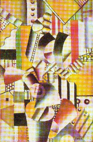 Wikioo.org - The Encyclopedia of Fine Arts - Painting, Artwork by Fernand Leger - Contrast of Forms