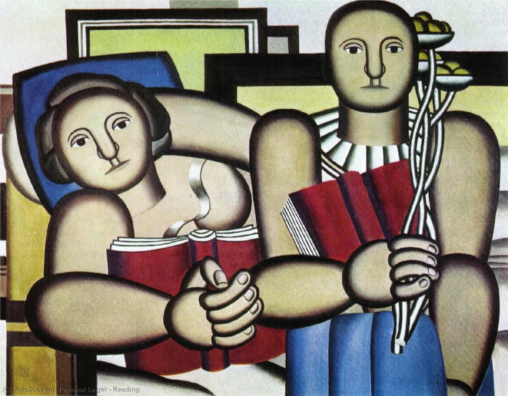 WikiOO.org - Encyclopedia of Fine Arts - Maalaus, taideteos Fernand Leger - Reading