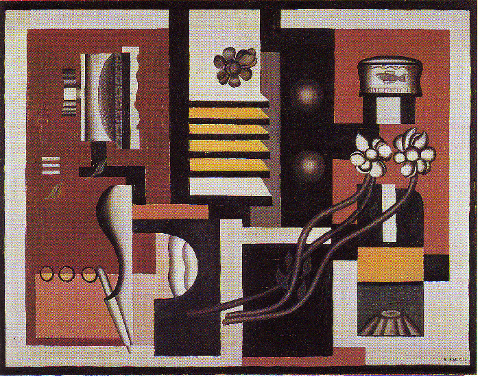 WikiOO.org - Encyclopedia of Fine Arts - Maleri, Artwork Fernand Leger - Still Life