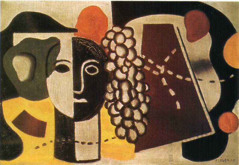 Wikioo.org - สารานุกรมวิจิตรศิลป์ - จิตรกรรม Fernand Leger - The bunch of grapes