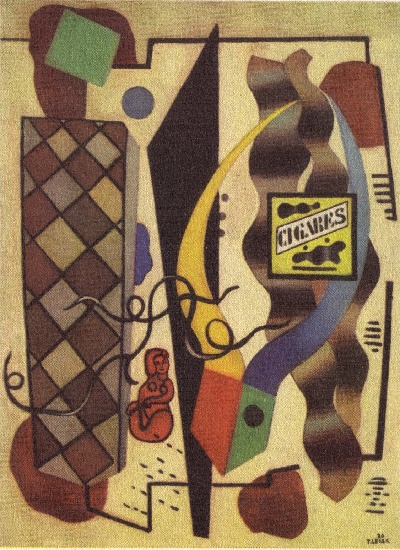 Wikioo.org - The Encyclopedia of Fine Arts - Painting, Artwork by Fernand Leger - The statuette Red