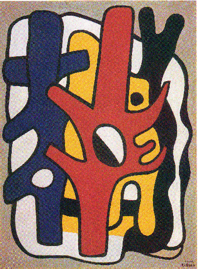 WikiOO.org - Encyclopedia of Fine Arts - Maleri, Artwork Fernand Leger - Composition