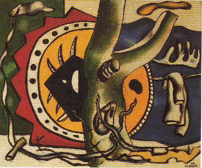 WikiOO.org - Encyclopedia of Fine Arts - Maalaus, taideteos Fernand Leger - Green Tree