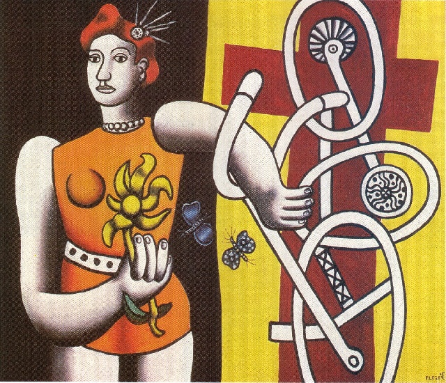 Wikioo.org - The Encyclopedia of Fine Arts - Painting, Artwork by Fernand Leger - The great Julie