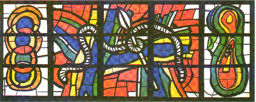 WikiOO.org - Енциклопедия за изящни изкуства - Живопис, Произведения на изкуството Fernand Leger - The Sacred Heart of audincourt