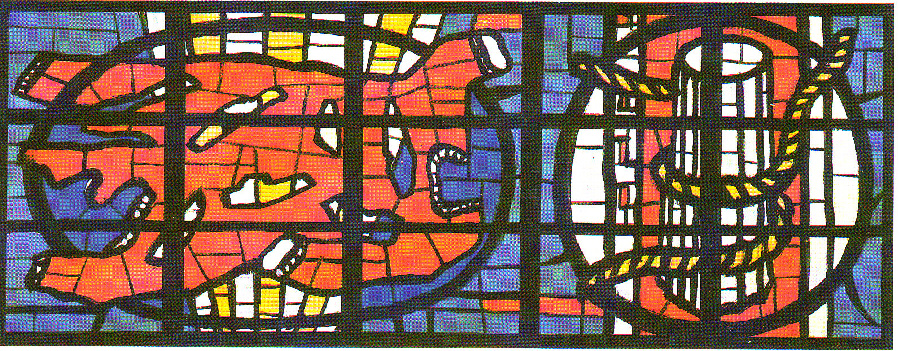 Wikioo.org - Bách khoa toàn thư về mỹ thuật - Vẽ tranh, Tác phẩm nghệ thuật Fernand Leger - The Sacred Heart of audincourt
