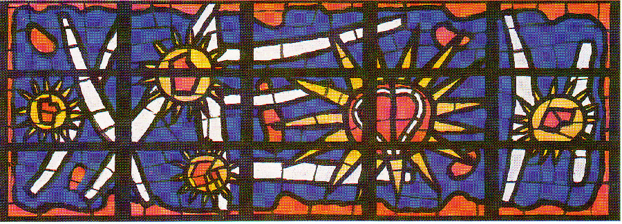 Wikioo.org - The Encyclopedia of Fine Arts - Painting, Artwork by Fernand Leger - The Sacred Heart of audincourt