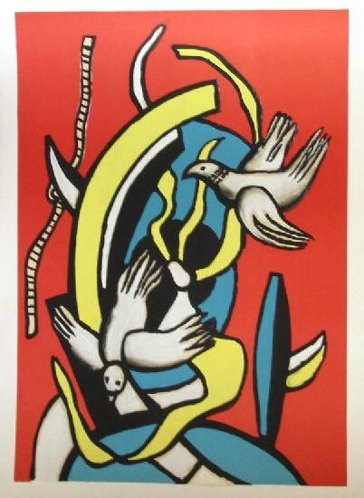 Wikioo.org - The Encyclopedia of Fine Arts - Painting, Artwork by Fernand Leger - Birds