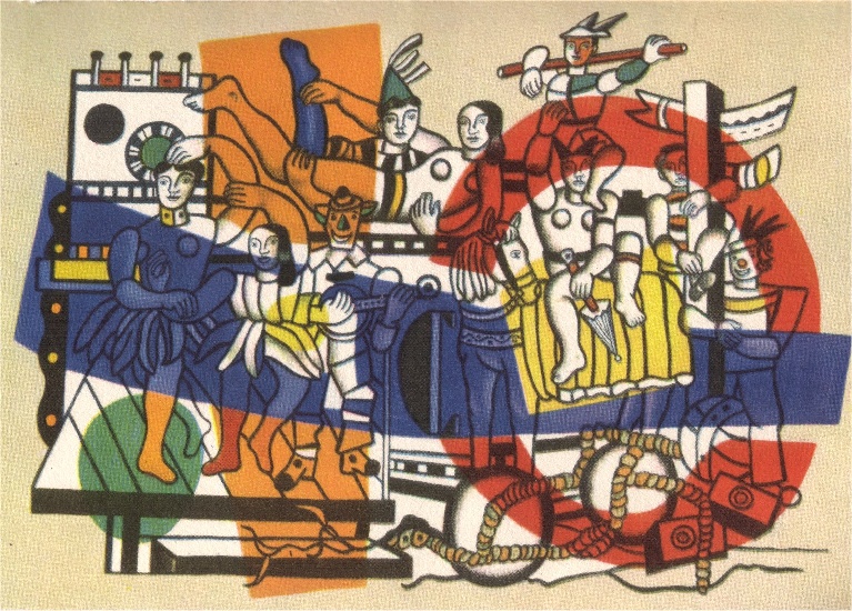 Wikioo.org - สารานุกรมวิจิตรศิลป์ - จิตรกรรม Fernand Leger - The Big Parade