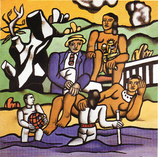 Wikioo.org - The Encyclopedia of Fine Arts - Painting, Artwork by Fernand Leger - The part of campaign 02
