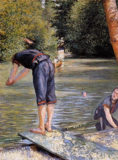 Wikioo.org - The Encyclopedia of Fine Arts - Painting, Artwork by Gustave Caillebotte - bathers