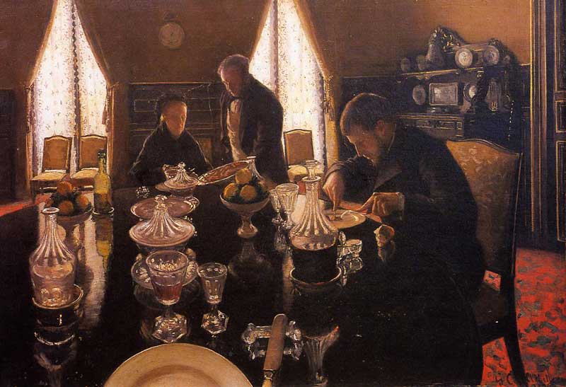 WikiOO.org - Енциклопедия за изящни изкуства - Живопис, Произведения на изкуството Gustave Caillebotte - Luncheon