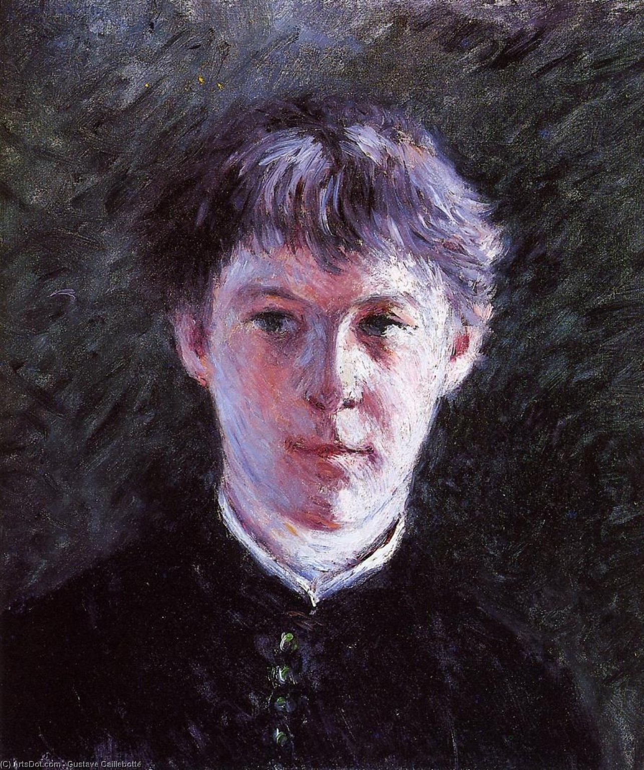 Wikioo.org - The Encyclopedia of Fine Arts - Painting, Artwork by Gustave Caillebotte - Portrait of a Schoolboy