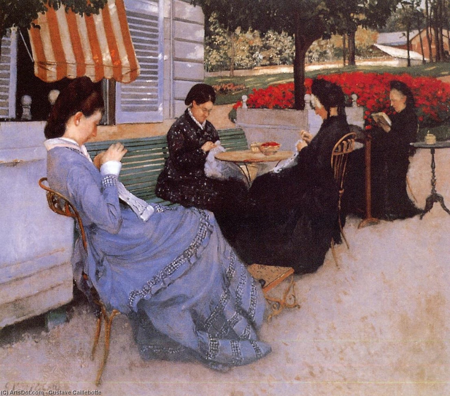 Wikioo.org - The Encyclopedia of Fine Arts - Painting, Artwork by Gustave Caillebotte - Portraits in the Countryside