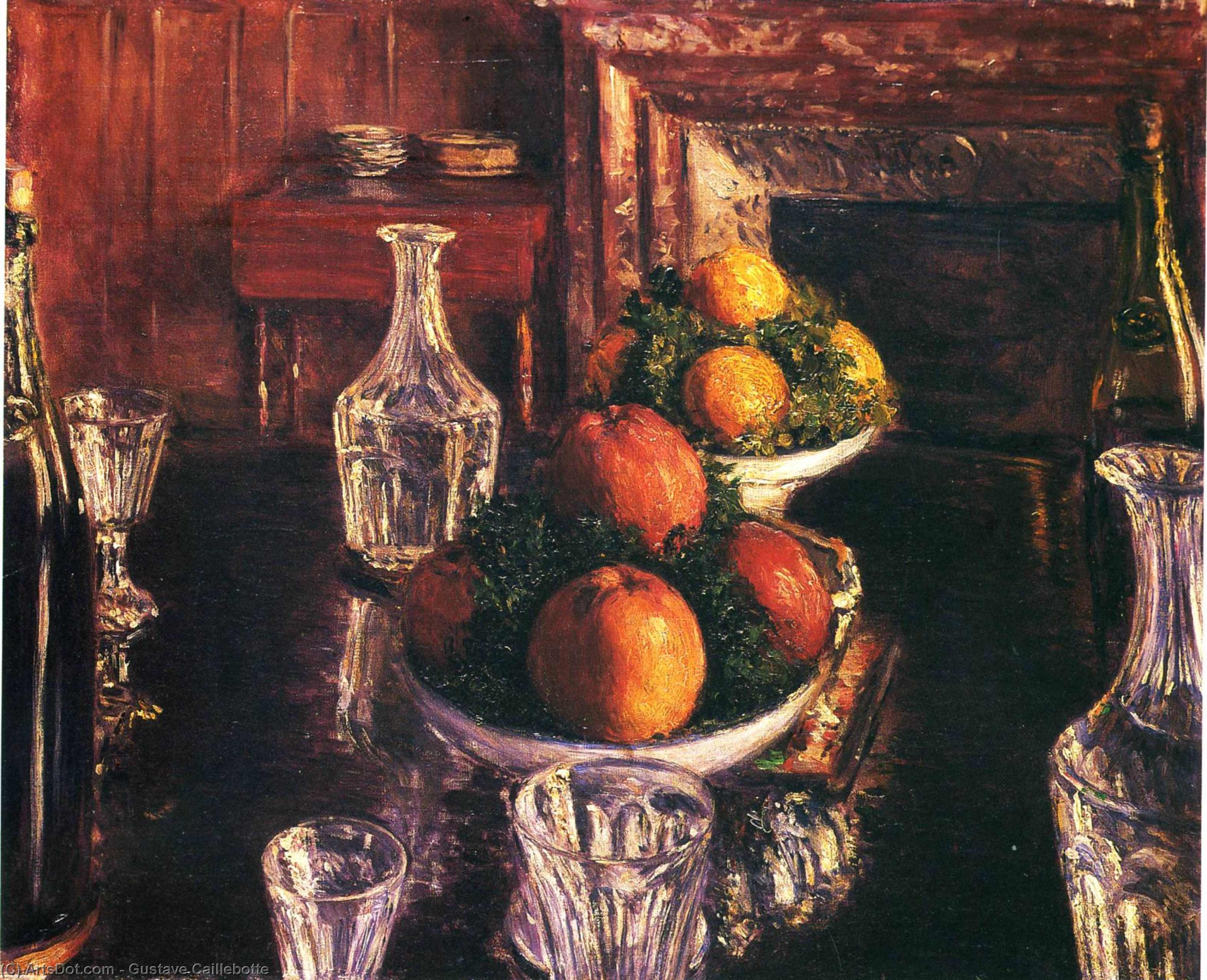 Wikioo.org - The Encyclopedia of Fine Arts - Painting, Artwork by Gustave Caillebotte - Still Life