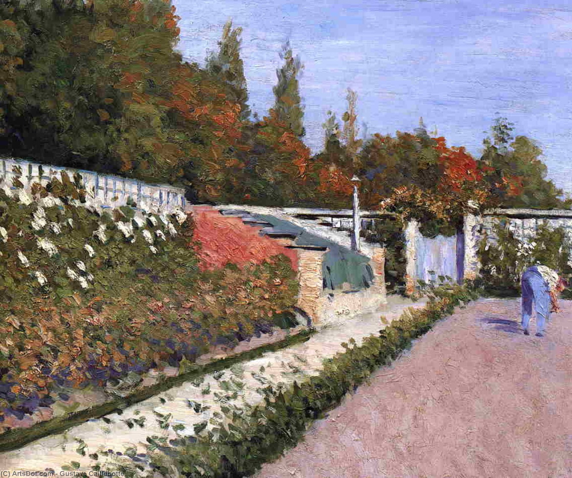 Wikioo.org - The Encyclopedia of Fine Arts - Painting, Artwork by Gustave Caillebotte - The Gardener