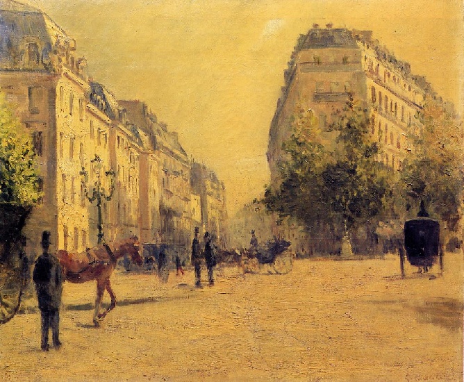 Wikioo.org – L'Encyclopédie des Beaux Arts - Peinture, Oeuvre de Gustave Caillebotte - Le Perpiniere caserne 02
