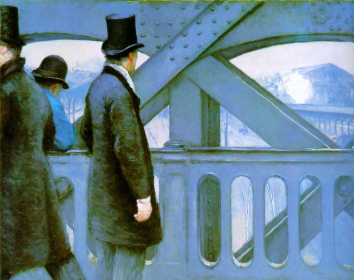 WikiOO.org - Encyclopedia of Fine Arts - Maľba, Artwork Gustave Caillebotte - The Pont de Europe