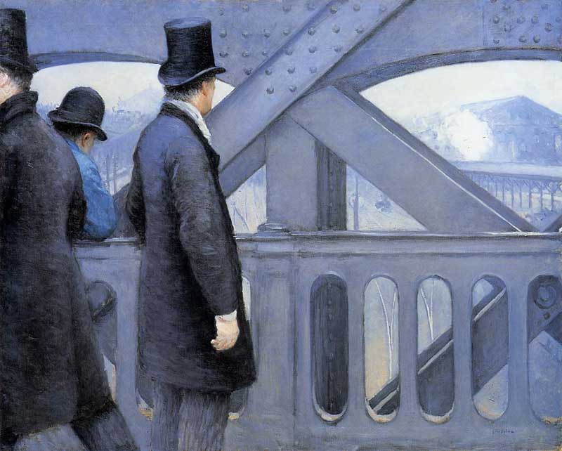 WikiOO.org - 百科事典 - 絵画、アートワーク Gustave Caillebotte - ザー `pont` デ ヨーロッパ