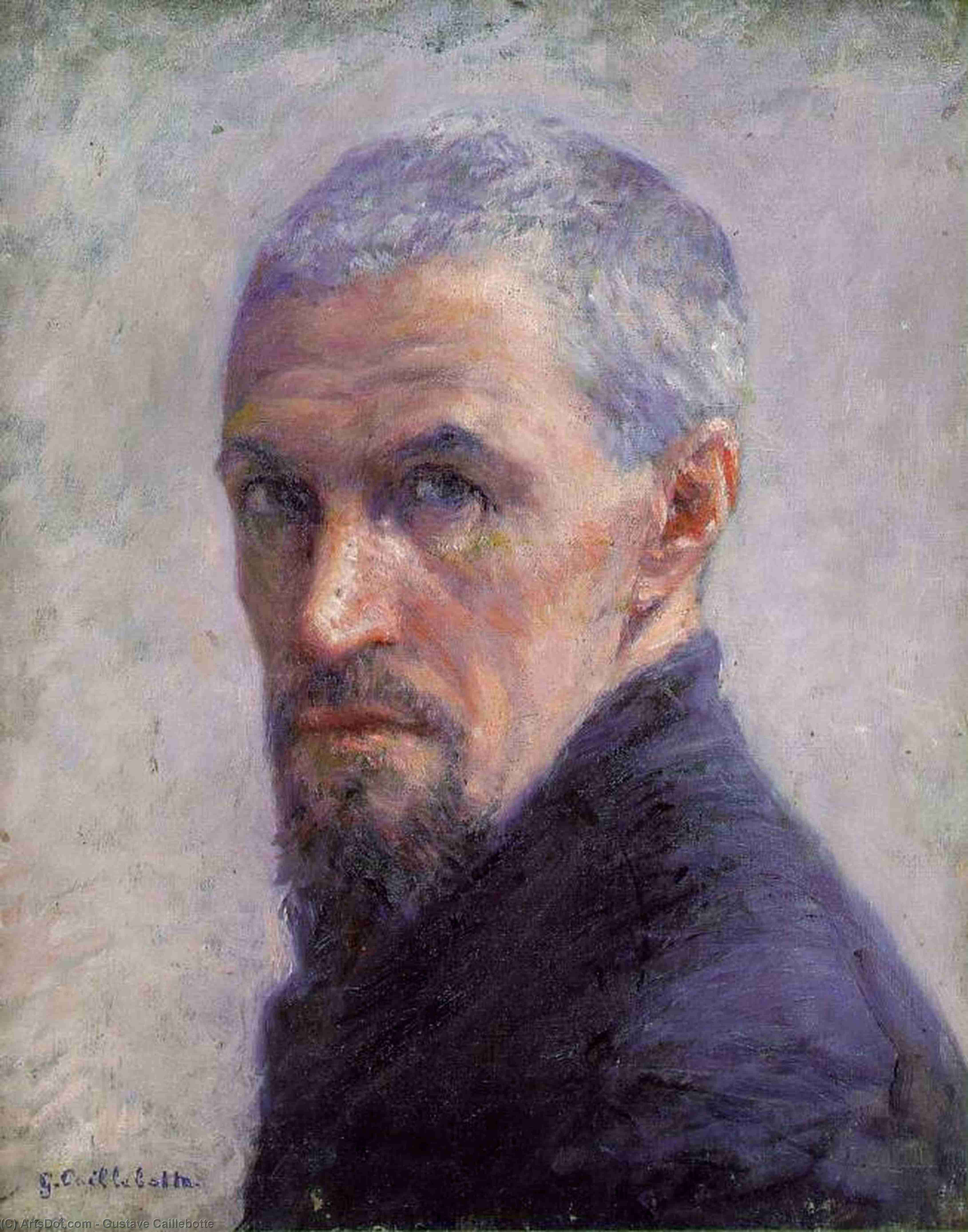 WikiOO.org - 百科事典 - 絵画、アートワーク Gustave Caillebotte - 自己