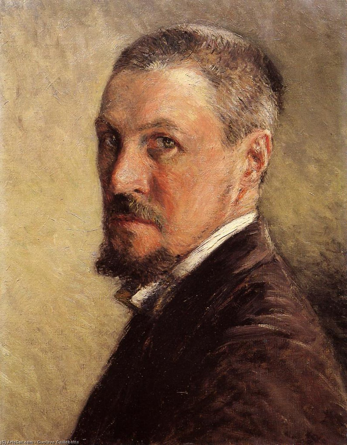 Wikioo.org - The Encyclopedia of Fine Arts - Painting, Artwork by Gustave Caillebotte - Self Portrait 01