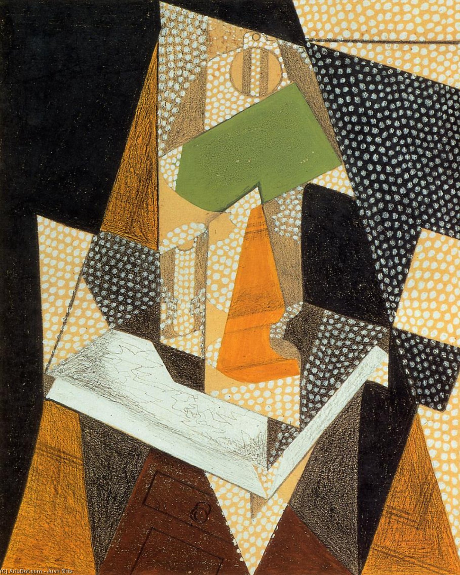 Wikioo.org - The Encyclopedia of Fine Arts - Painting, Artwork by Juan Gris - Lamp