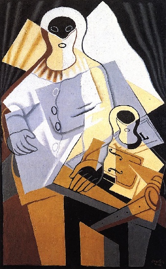 Wikioo.org - The Encyclopedia of Fine Arts - Painting, Artwork by Juan Gris - Pierrot