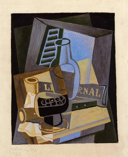 Wikioo.org - The Encyclopedia of Fine Arts - Painting, Artwork by Juan Gris - Still Life in Front of the Wiindow