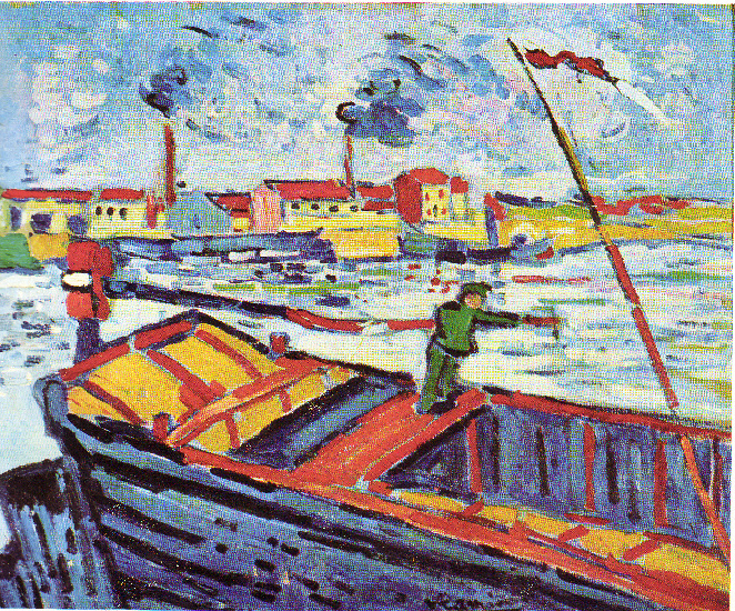 Wikioo.org - The Encyclopedia of Fine Arts - Painting, Artwork by Maurice De Vlaminck - The barge