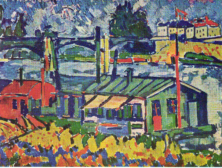 Wikioo.org - The Encyclopedia of Fine Arts - Painting, Artwork by Maurice De Vlaminck - The boat wash