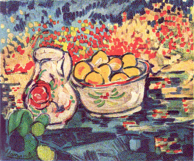 Wikioo.org - Encyklopedia Sztuk Pięknych - Malarstwo, Grafika Maurice De Vlaminck - Apple Still Life