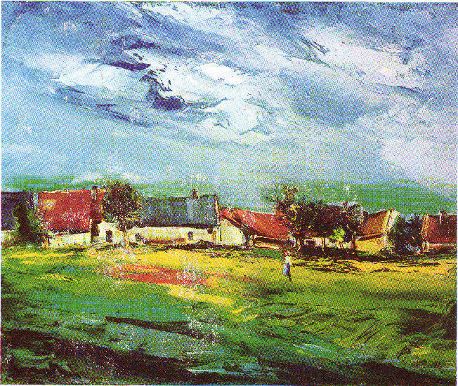 Wikioo.org - The Encyclopedia of Fine Arts - Painting, Artwork by Maurice De Vlaminck - Village